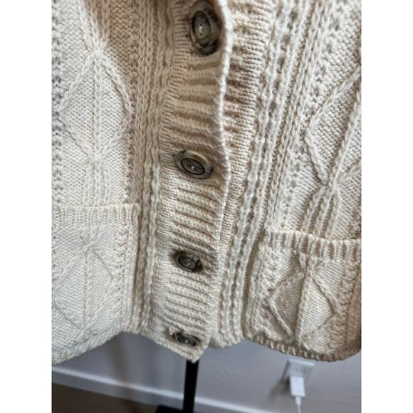 Gaeltarra Handloomed Aran Womens Size 38 100% Wool Size Small - Picture 6 of 7